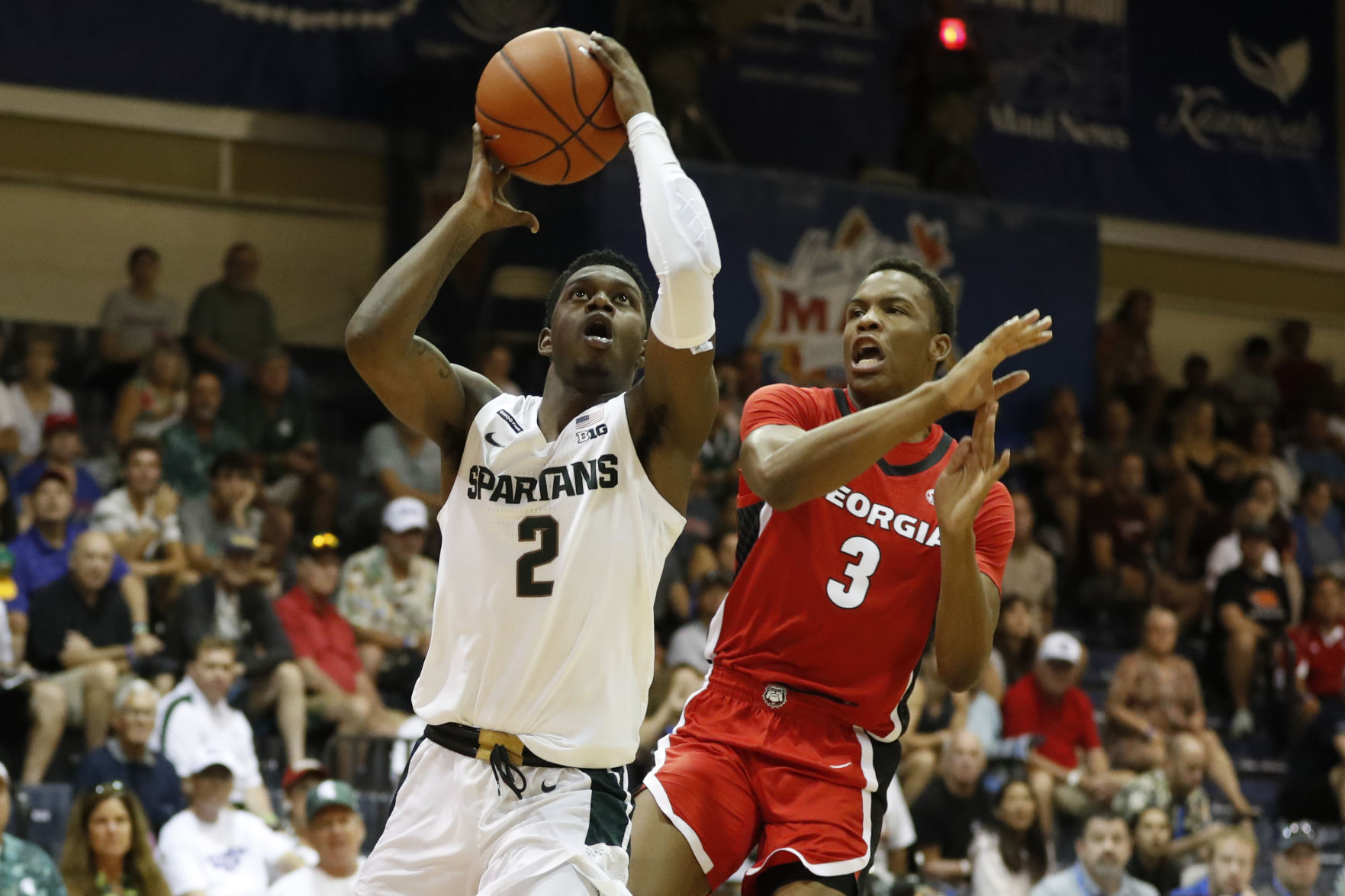 Michigan State guard Rocket Watts
